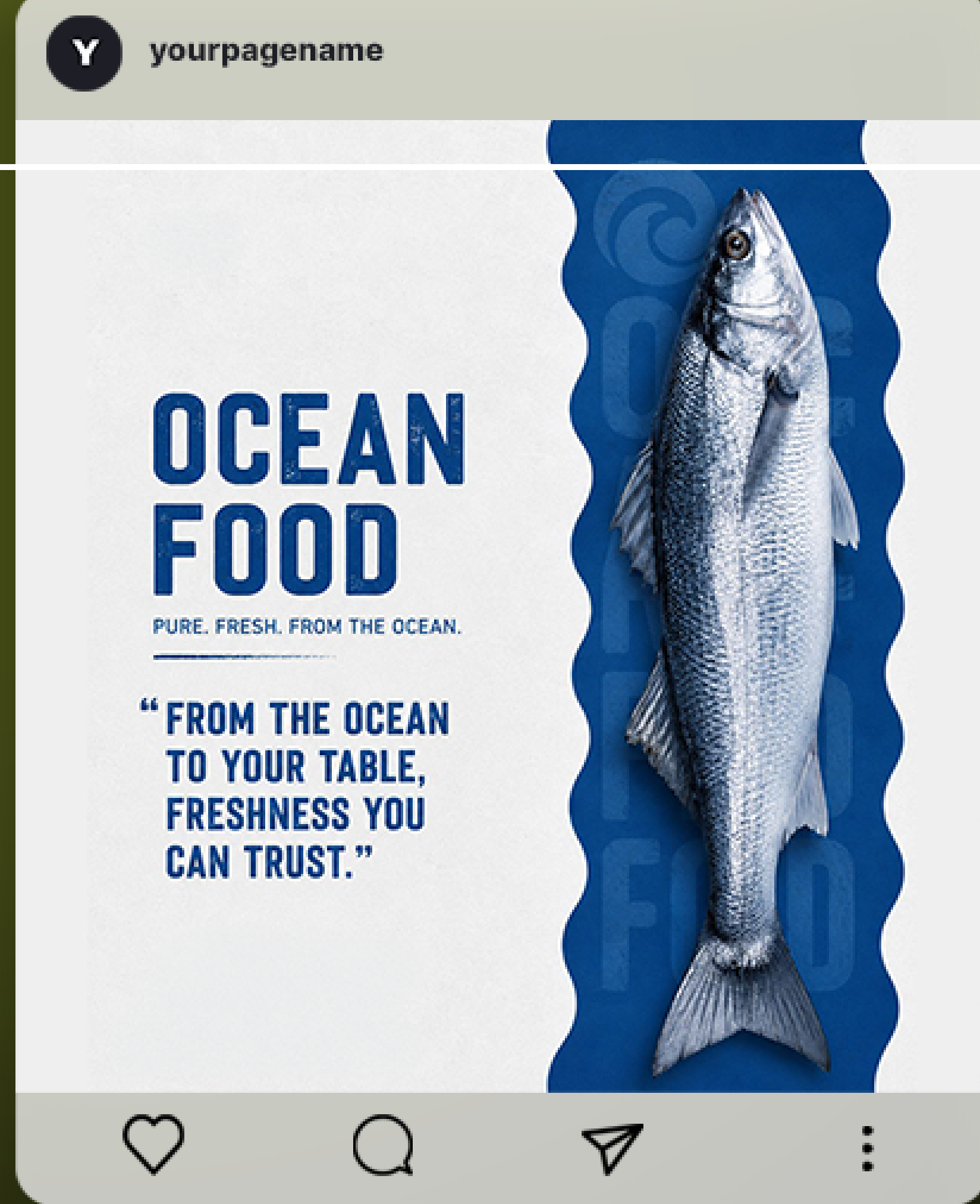 Ocean Food fresh fish post